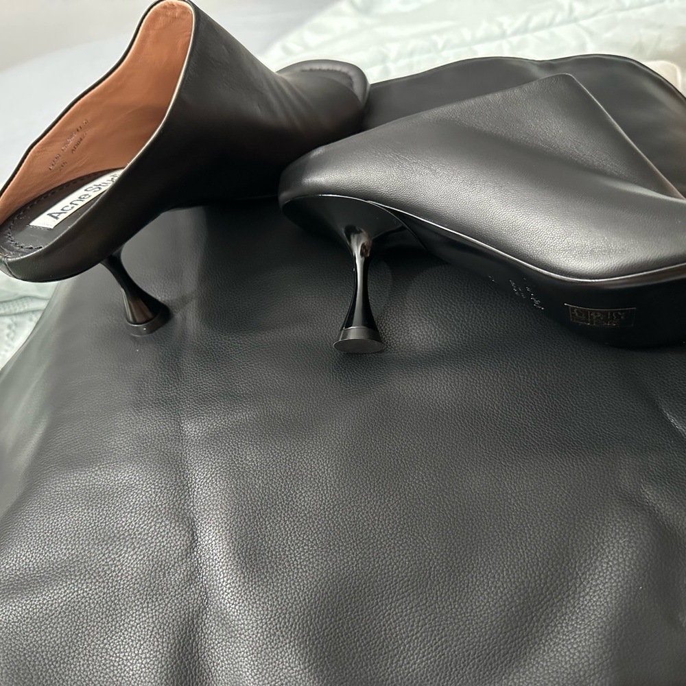 COPY - Leather sandals Acne Studios Nice handmade really comfortable heel shoes - Picture 6 of 7